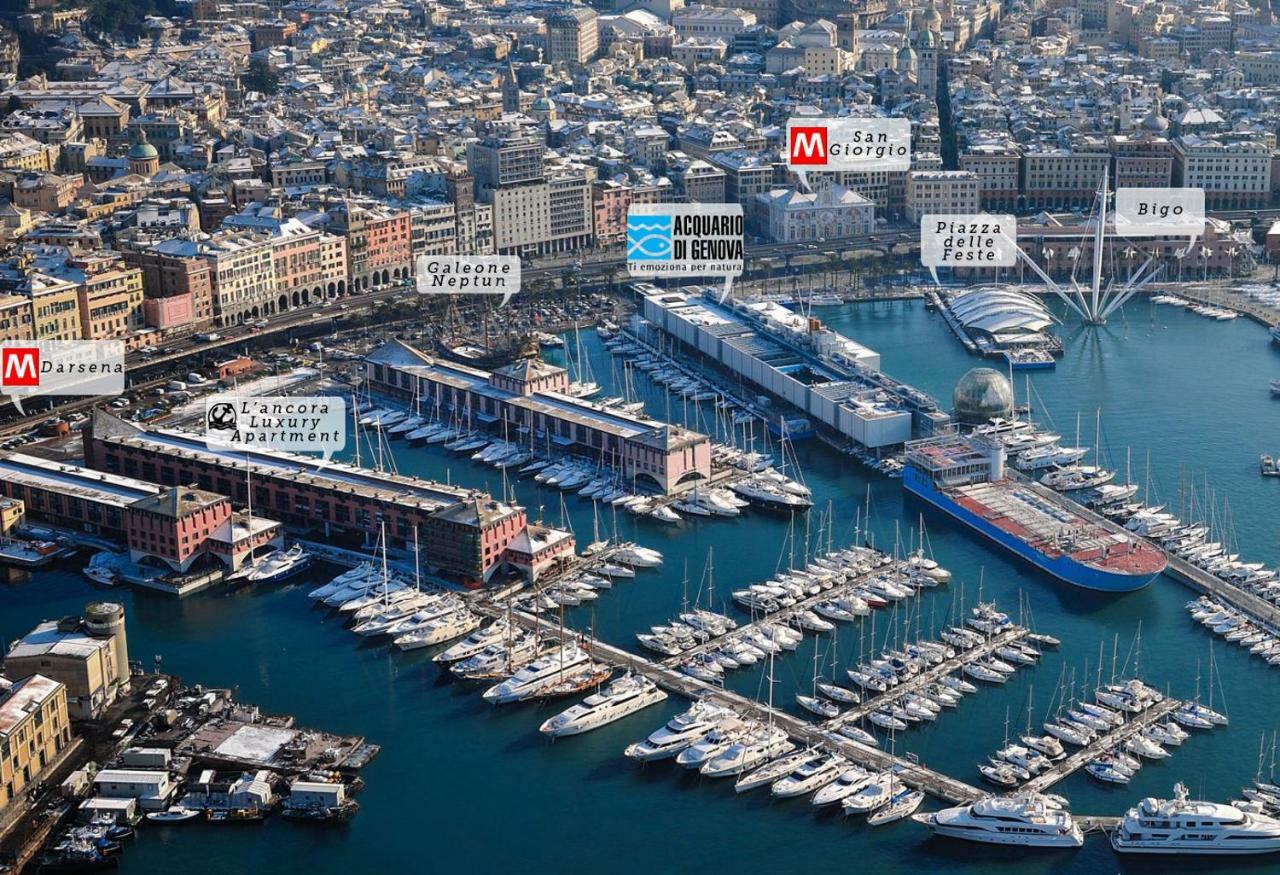 L'Ancora Luxury Apartment Genua Zewnętrze zdjęcie